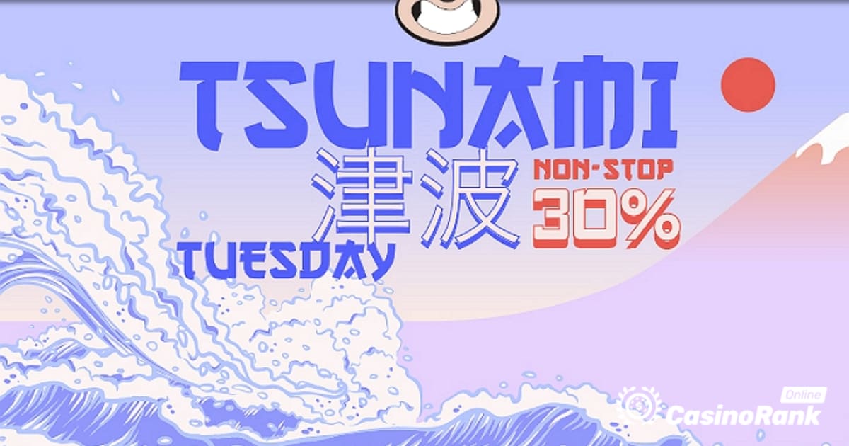 Дослідіть бонус Tsunami Tuesday у казино Banzai Slots